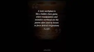 Workplace #Quote &bull; #Boss #Manipulation #Workload #Employees #Staff #Resignations #Office #Politics..