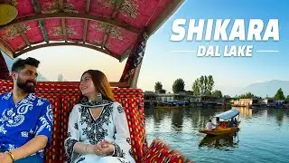 SHIKARA Ride on Dal Lake😍 | Night Ride | Houseboat and Floating Market | Shilpa Chaudhary Vlog