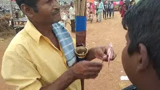 Indian Road side candy//old man toys artist sugar candy