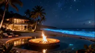 Fall Asleep Faster Tonight with This Calming Beach Fire & Ocean Ambience
