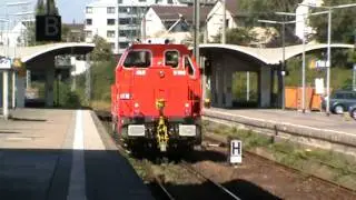 Die neueste Gmeinder Lokomotive D180 BB in Heidelberg Hbf von Hafen Hannover