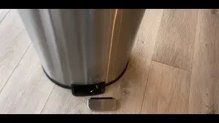 OldGuyDIY $1 7 Minute Fix Foot Pedal On $70 Kitchen Trash Garbage Can 13 Gallon Stainless w Wire