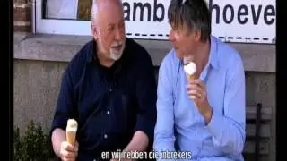 Bezoekje Urbanus & Kamagurka aan de wambeekhoeve