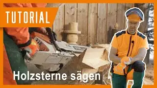Holzsterne selber machen mit der Motors&auml;ge | #DIY | Anleitung & Tipps