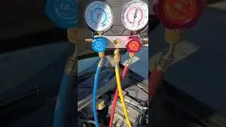 hour job in 60 seconds 😂#mobile #chevy #compressor #fypシ #letsgo