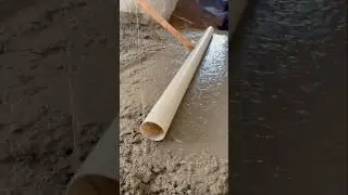Voce nunca viu um acabamento assim com rod&atilde;o! #concreto #piso #nivelado #obra #truque