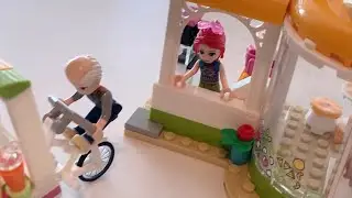 I ❤️ Building LEGO Friends Cafe Game Toy Build. My gift for being nice in the school.