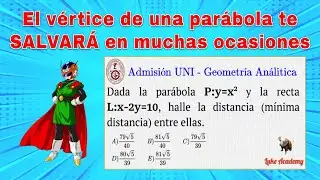 🎯 Admisión UNI : TRUCO clave para INTERESANTE problema de Geometría Analítica