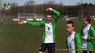 2018-04-07 DVV Delft JO13-1 vs Oliveo JO13-3 4-0