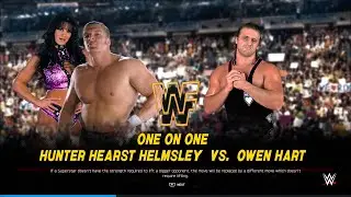 WWE 2K25 - Owen Hart vs Triple H - Wrestlemania 14 - PS5 Gameplay