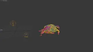 tyflow physX sticky thing or venom symbiote