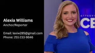 VAPB &mdash; BEST NEWS ANCHOR &mdash; ALEXIA WILLIAMS &mdash; CBS19 & FOX VIRGINIA NEWS