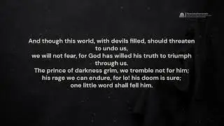 A Mighty Fortress Is Our God - Hymn Lyrics Instrumental | HLI0008