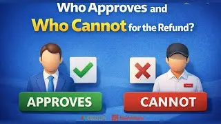Who approves and who cannot for the refund in POS System?