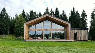 Modern Cabin in the Forest | Peaceful Small House Surrounded by Nature