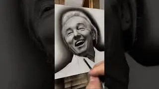 Drawing Karel Gott - Dry Brush technique #art #karelgott #artist #drawing #arts_help #artwork