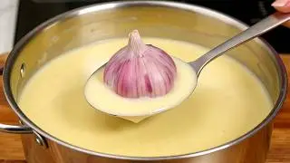 Diese Suppe hat meinen Magen vor Parasiten gerettet! Knoblauchcremesuppe mit Brokkoli.