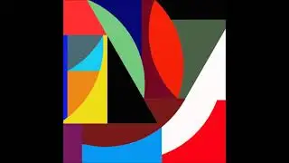 Simple Slow And Relaxing Abstract Artwork From Start To Finish With Music.