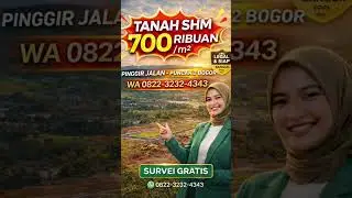 Tanah Murah Harmoni Prime East Bogor | SHM 700 Ribuan/m&sup2; &ndash; Pinggir Jalan Puncak 2