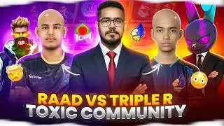 Top 1 Vs Triple R মাঠের বাইরের যুদ্ধে কে জিতল ? The Toxic Esports Community 