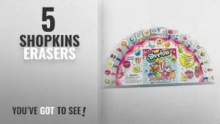 Top 10 Shopkins Erasers [2018]: Shopkins Doodling Fun Pencils, Activity Book, and Erasers!