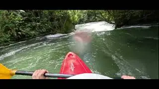 Beginner's Chute Line on the Kaituna River, Okere Falls NZ