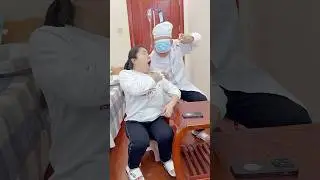 What the doctor can do when he met such a patient? funny video...#shorts