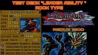 Yu-Gi-Oh The Duelist of The Roses | Test Deck Leader Ability | Type Rock