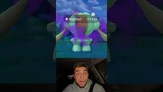 ✨Shiny Shadow Registeel CAUGHT In a REMOTE RAID In Pokemon Go!✨ #shorts #pokemon