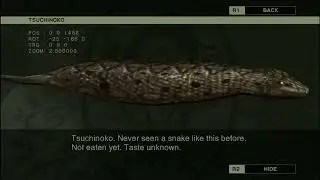 Руководство по захвату цутиноко (самого редкого животного) | Metal Gear Solid 3 SNAKE EATER