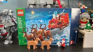 Lego #40499 SANTA&rsquo;S SLEIGH set review! (2021) #lego. #legochristmas. #christmaslegos.