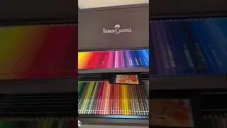 Unboxing of my 120 pencils fabell castell polychromos #fabell castell #arts