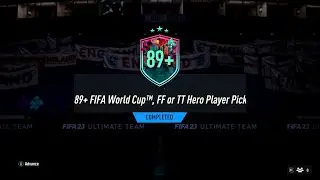 MY 1 OF 5 89+ WORLD CUP FANTASY FUT OR TROPHY TITAN HERO PLAYER PICK #FIFA23 #SHORTS