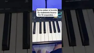 C&oacute;mo saber si tu oido es realmente bueno en 10 segundos #reelsinstagram #aprendepianoconelian #oido