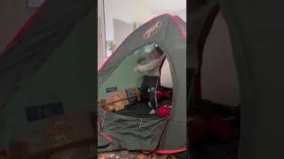 Let&rsquo;s have some fun ❤️#tent #homecamping #camping