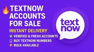  TextNow Accounts for Sale | Instant Delivery | Fresh Accounts | Buy TextNow Numbers Bulk Available