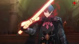 Byleth wield the Sword of the Creator | Fire Emblem: Three Houses scene