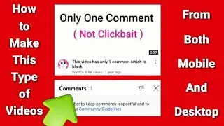 How to Upload Limited Comments Videos from Your Device