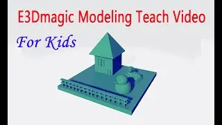 Kids' modeling software ,  Easy for kids to make something， And 3D Printer make it real.