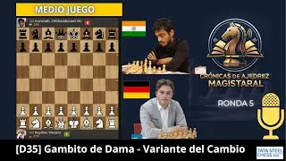#9R5 KEYMER castiga la osadía de ARAVINDH | #chess #ajedrezparaprincipiantes #ajedrez