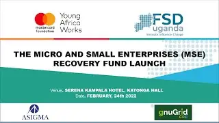THE MICRO AND SMALL ENTERPRISES (MSE) RECOVERY FUND LAUNCH.