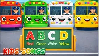 🚌💕My First ABC & Color Journey🎵Kids  Songs-Fun and Learning