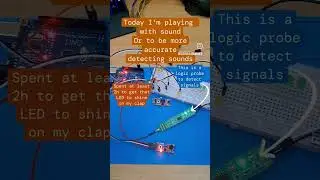 I'm learning electronics toying with sound detection