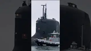 French Navy Submarine at Sea 🇫🇷