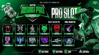 [PRO SLOT] 👑 MTG RISING PRO SERIES S2 || GARENA FREE FIRE TOURNAMENT LIVE