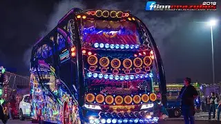 รถบัส รถตู้ รถสิบล้อ รถสองแถวหล่อๆ ทยอยกลับกันแล้วครับ EP.3 Thailand tourist bus light show