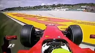 Felipe Massa crash Hungary 2009