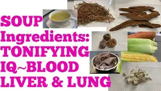 CHINESE SOUP RECIPE | GANODERMA TONIFYING LIVER & LUNG AND IQ-BLOOD CIRCULATION