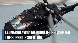 Leonardo AW101 Medium lift Helicopter #helicopter #aircraft #military