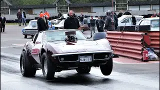 Time Machine Corvette Drag Race 9 2s Motopark 20082021 by Motorsporttia   and Rear View Transition v